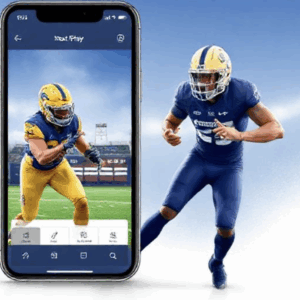The Next Play app features a sleek, user-friendly interface with intuitive navigation. Athletes can easily create profiles, upload highlight videos, track stats, and connect directly with coaches—all in one streamlined dashboard.