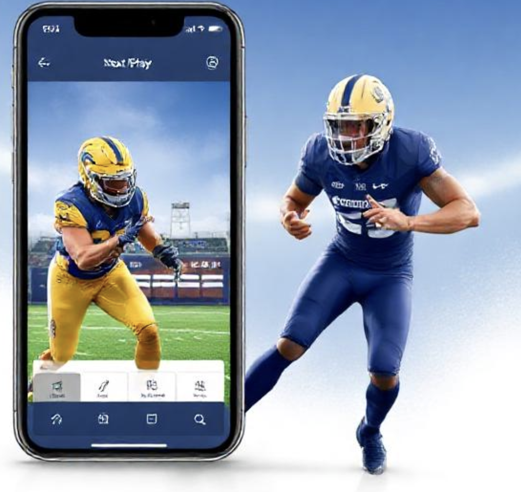 The Next Play app features a sleek, user-friendly interface with intuitive navigation. Athletes can easily create profiles, upload highlight videos, track stats, and connect directly with coaches—all in one streamlined dashboard.